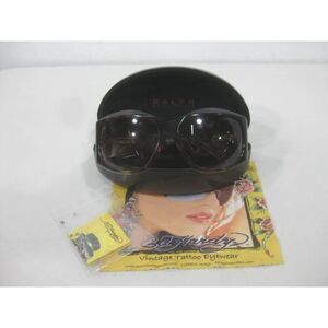 Vintage Ed Hardy Love Dog Sunglasses ~ Black Frames ~ EHS006 ~ True Love ~ EUC